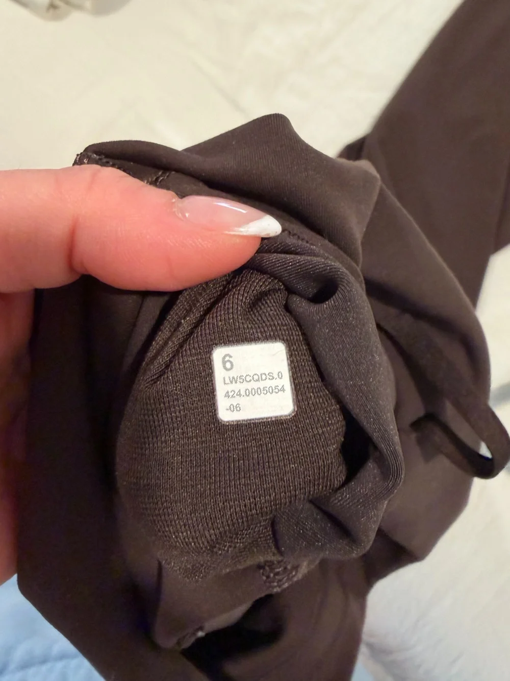 Lululemon Classic High-Waist Solid Leggings - Dark Brown